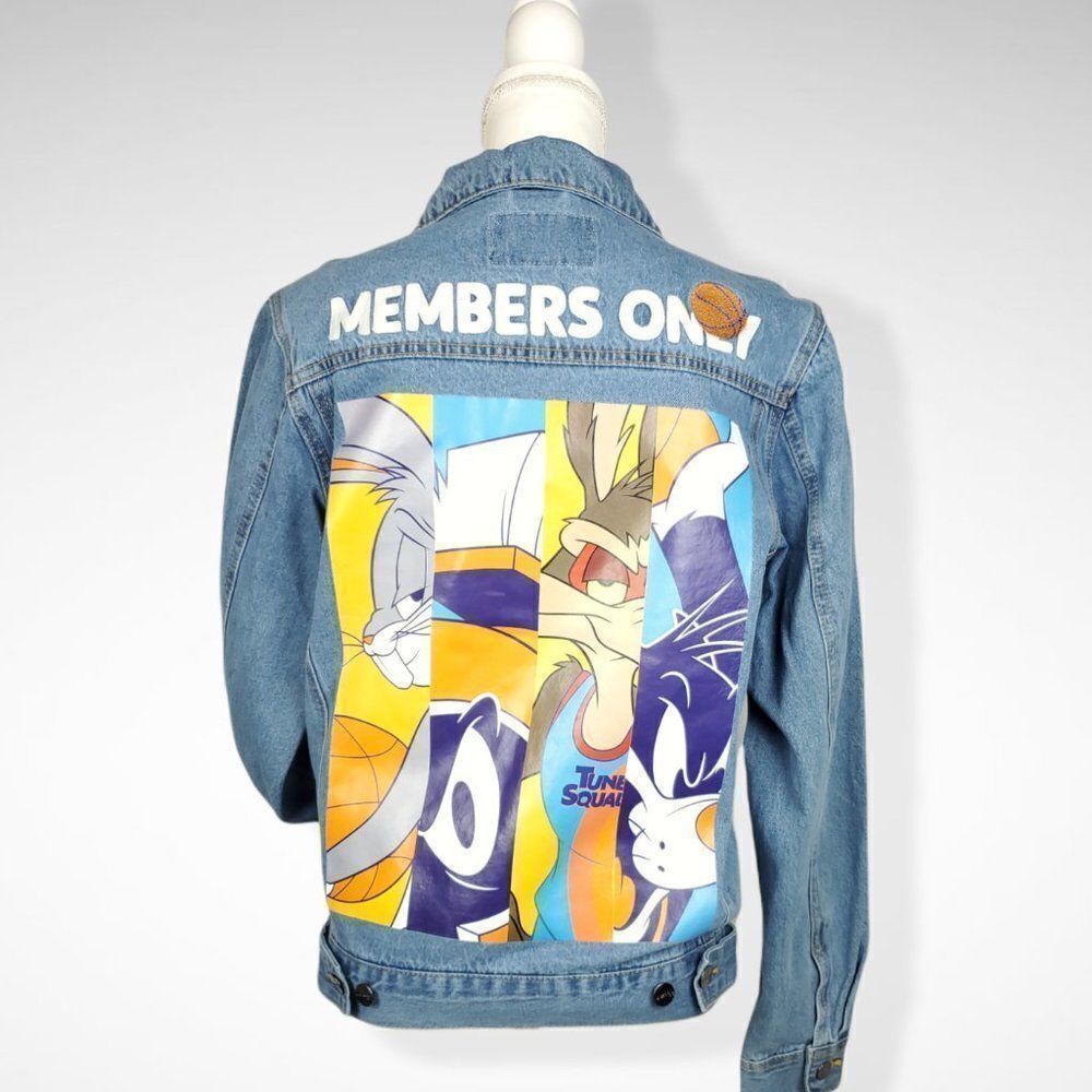 Looney Tunes Space Jam Members Only Denim Jacket - Picture 7 of 10
